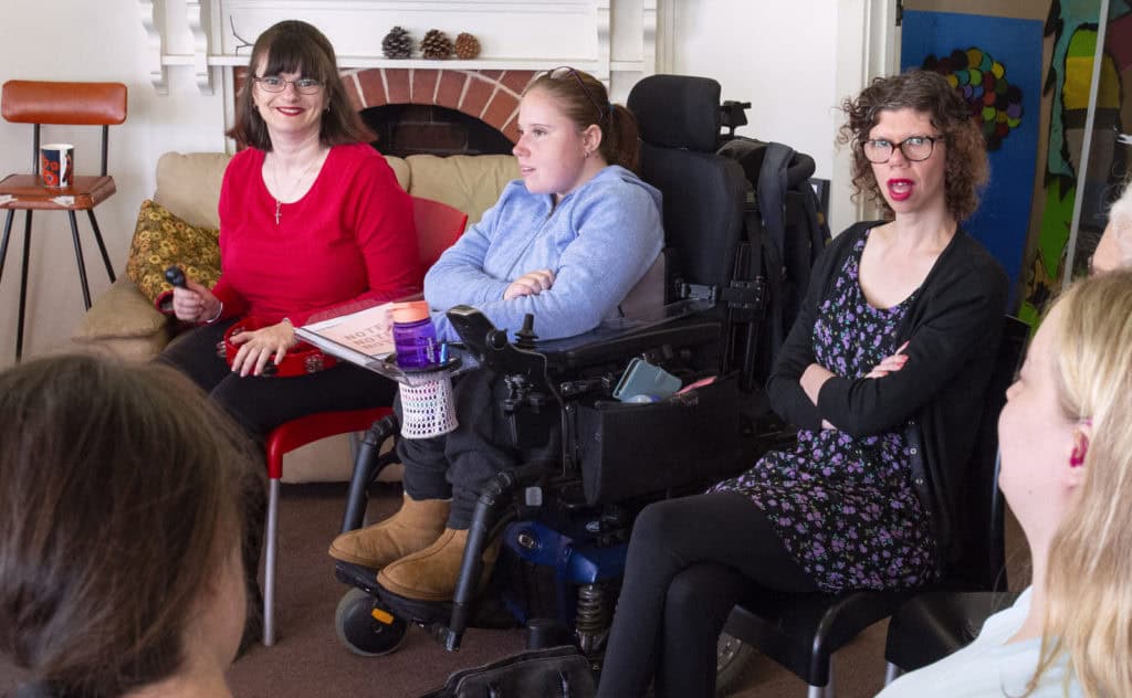 NDIS support worker assisting clients with disability care and community services in Australia.
