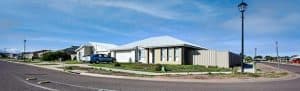 Modern assisted living facility with accessible design and community amenities in a peaceful suburban setting in Australia.